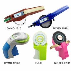 4PK 3D Embossing Tapes For DYMO Embossers Label 1/2″ Red Green Yellow Black