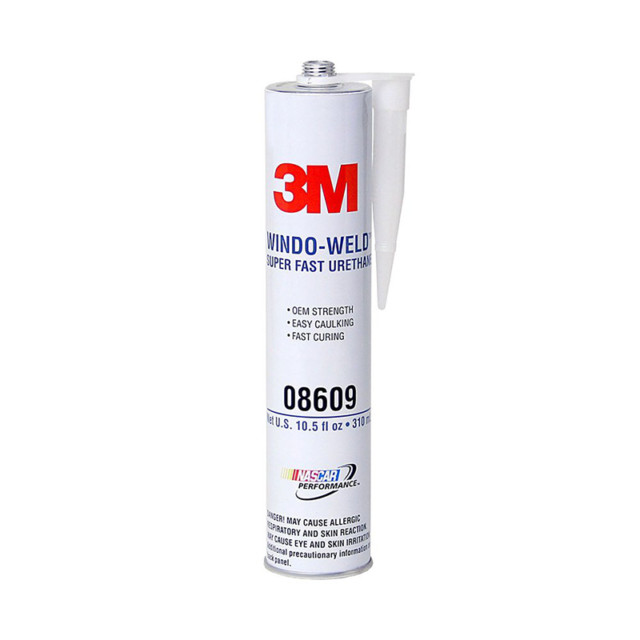 3M 08609 Window-Weld Super Fast Urethane Black Cartridge – 10.5 fl oz.