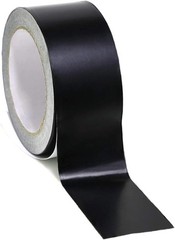 Black Aluminum Foil Tape High Temp Heavy Duty 2 INCH x 64 Feet