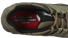 Skechers Mens 11.5 Wide Cankton Steel Toe Construction Memory Foam Work Shoes