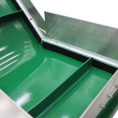 Electric PVC Belt Climbing Conveyor Inclined Conveyor for Assembly Lines 7.8″ W