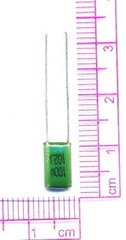 20 pack COMMLAB 0.001uF 100V Radial Polyester Film Capacitors 5% .001 uF 2A102J