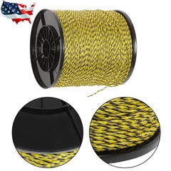 Electric Fence Wire, 3500Ft 1/8″ , Polywire fit for Portable Livestock Fencing