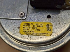 Carrier Furnace Pressure Switch Part# HK06WC076 Tridelta # FS6675-1320