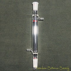 Deschem 200mm 24/40 Glass Liebig Condenser Lab Chemistry Disllation Column