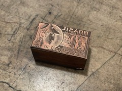 Printing Letterpress Print Block Copper Brasil / Brazil Postage Stamp (2528)