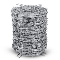 4-Point Barbed Wire Roll | 5″ Spacing, 16 Ga | 328 FT – 330 FT (100m) SIMBASTEEL