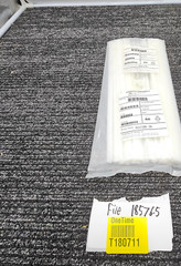 (QTY 100) Essentra Components MGS-2-01 Grommet Strips, Nylon 6/6, Natural Color