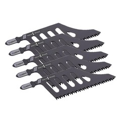 5x Flush Cutting Jigsaw Blade Irregular Curve Saw Blade with Handle for Wood US#