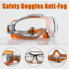 Safety Goggles Over Glasses Anti Fog Scratch Resistant Eye Protection Adjustable