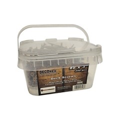 #8 x 3″ Deck Screws | Square Drive | Bugle Head | Brown Ruspert | 250pcs Box