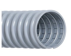 NEW Hi-Tech Duravent Super Vac-U-Flex 3.5 in. x 25 ft. Duct Hose, Grey