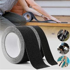 Anti Slip Non Skid High Traction Safety Grit Grip Tape Strips Self Adhesive Back