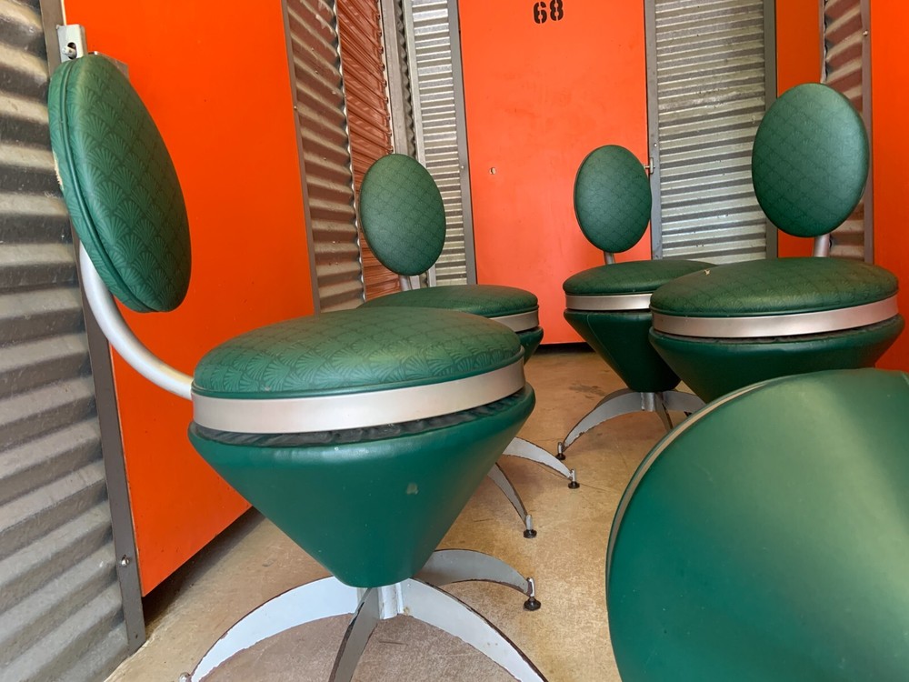 5 post modern cone chairs for restoration Funky 1980s 1990s Vintage Retro