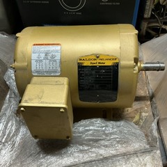 Baldor Reliance EM3116 Super E Motor 1HP 3-Phase 230/460V 1750RPM Foot-Mounted