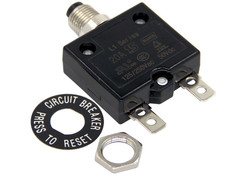2PCS 20A Thermal Circuit Breaker Manual Reset Push Button Overload Protector