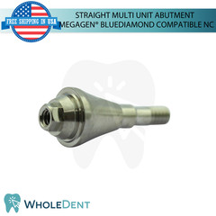 5X Straight Multi Unit Prosthetic NC Compatible with Megagen® BlueDiamond