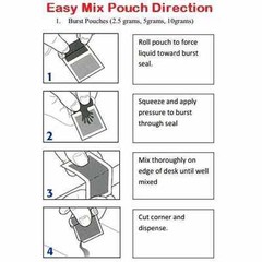 Rear Window Defroster Tab Grid Silver Conductive Epoxy Repair Assembly 2.5gm