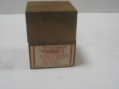 Young Bros Stamp Works 1/8 inch Steel Set 9 Figure Number Character MADE IN USA