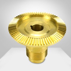 Bridgeport Mill Machine Bevel Bronze Gear For Servo Power Feed For CNC Machine