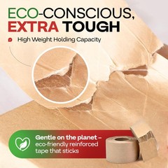 IDL Packaging 2.75 x 450′ Water-Activated (Gummed) Tape (Pack of 8 Rolls) – Stro