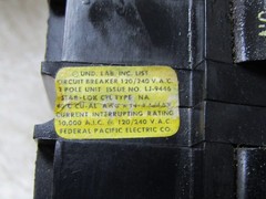 💥3) FEDERAL PACIFIC STAB-LOK 40A CIRCUIT BREAKER 120/240V 2 POLE NA240 LOT OF 3