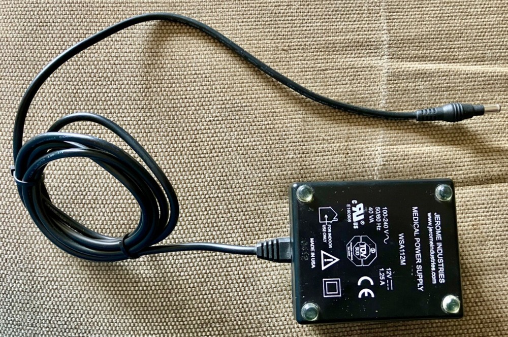 Jerome Industries WSA112M Medical Grade Power Supply 12V 1.25A