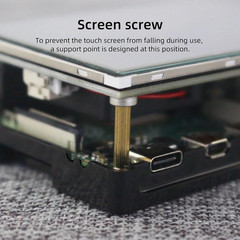Raspberry Pi Display, 3.5 Inch Touchscreen with Raspberry Pi 5 Case, 480X320 TFT