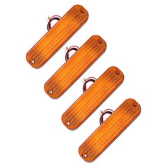 4 LED Amber Flashing Cab Lights For John Deere 30 Series 4030 4230 8450 #AR60250