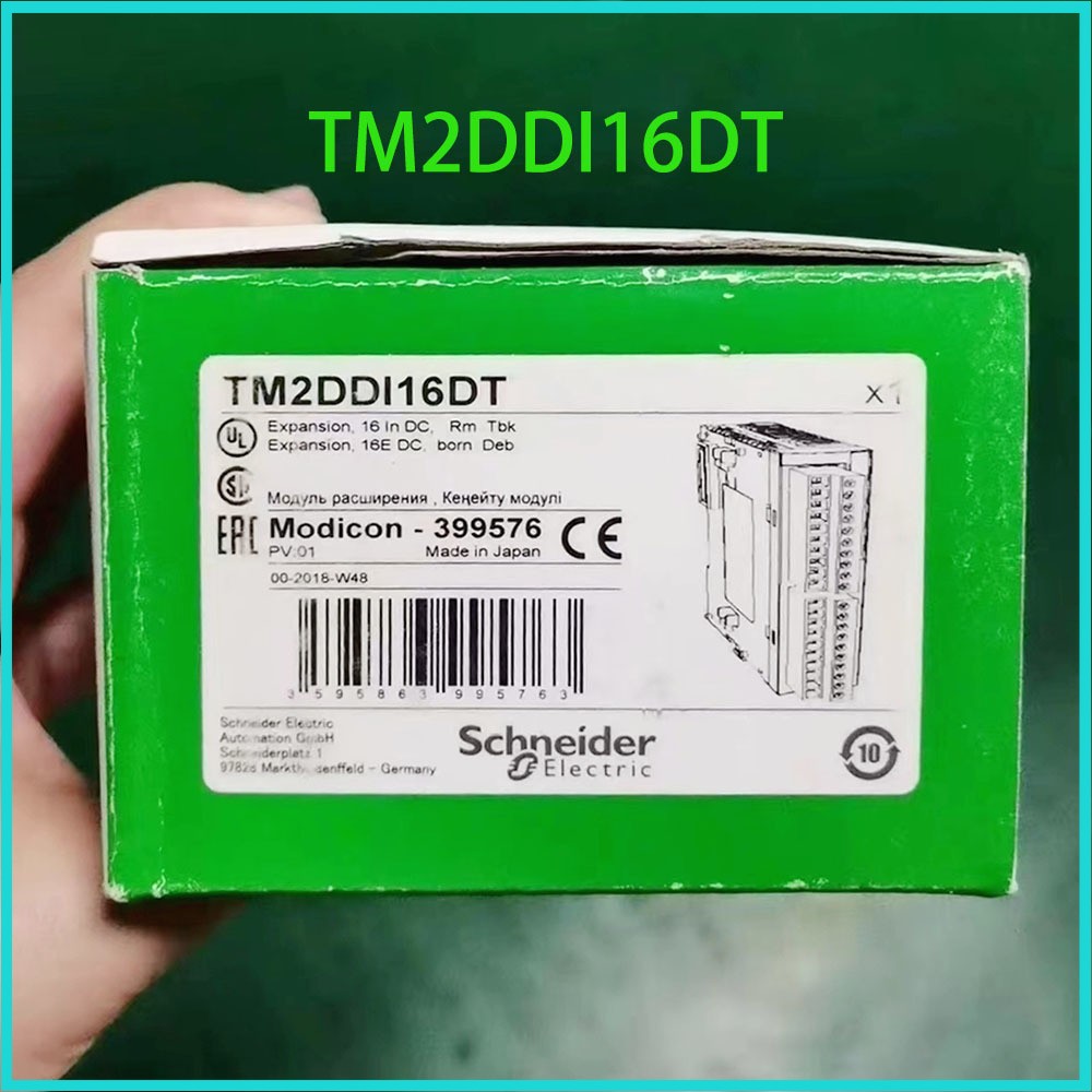 New Schneide DC24V TM2DDI16DT Modicon M221 series Digital input expansion module