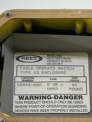 REES 04944-800 Cable Operate Switch 40 Pound