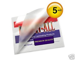LAM-IT-ALL School ID Cards Hot Laminating Pouches 5 Mil 2-1/2 x 3-5/8 (25/pack)