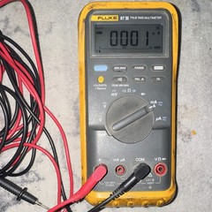 Genuine Fluke Model 87 III True RMS Digital Multi-Meter with Leads 10ft Leads