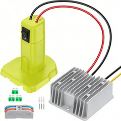 DC 18V To 12V Step Down Converter Compatible with Ryobi 18V Battery Adapter