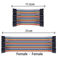 Aypzuke 10cm+20cm 240pcs Breadboard Jumper Wires Cable Kit, Male to Female, Fema