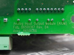 USED Westinghouse 8650C86G01 Analog Input/Output Module Fab 8650C87 Rev.04