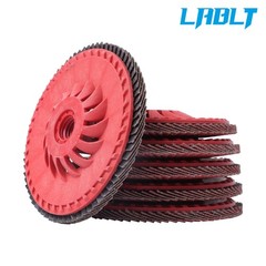 LABLT 10 Pack 4-1/2″ × 7/8″ 80 Grit T29 Ceramic Flap Sanding Disc 13300 RPM