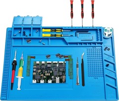 Anti-Static Heat Insulation Silicone Soldering Repair Mat Phone PC Work Desk Pad