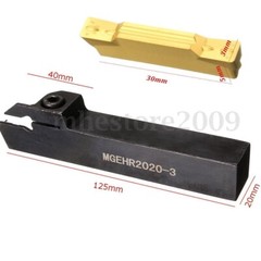 20mm MGEHR2020-3 Lathe Turning Tool grooving cutting holder + MGMN300-M Inserts