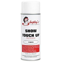 Shapleys Show Touch Up WHITE 10oz Equine Show Clean Hair Color Dye Cover Stain