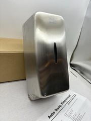 Bradley 6A00-110000 Wall Mount Stainless Touch Free Gel & Liquid Soap Dispenser
