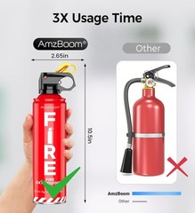 4 In1 Fire Extinguisher with Mount Fire Extinguishers for the House/Car/Kitchen.