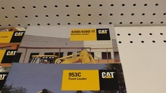 1990s CAT Heavy Equipment BROCHURE LOT compact equipment