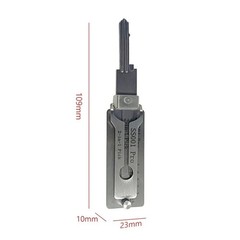 Key Decoder 2 In 1 Portable Lock Picking Set Hook And Pickup Tool Kit Ergonomic