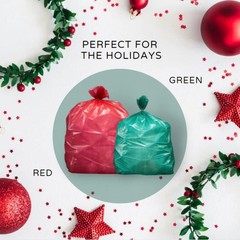 Plasticplace 64-65 Gallon Trash Can Liners For 1.5 Mil Heavy Duty Garbage 50 X