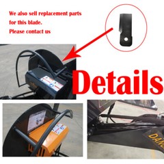 Wolfequip Articulating Brush Cutter Boom Mower Side Cutting 96″ Reach Skid Steer