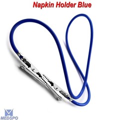 Dental Bib Clips Flexible Silicone Adjustable Chain Baby Patient Napkin Holder