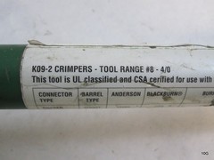 Greenlee Crimping Tool K09-2GL 8-4/0 AWG