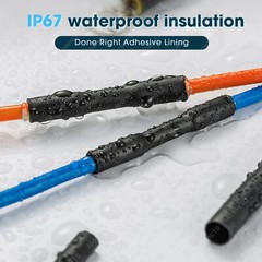 Adhesive Heat Shrink Tubing 4:1 Ratio Dual Wall Protection UV Moisture Resistant
