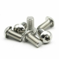 2mm / M2 x 0.4 – Stainless Steel BUTTON HEAD Socket Cap Screws ISO 7380 A2 18-8
